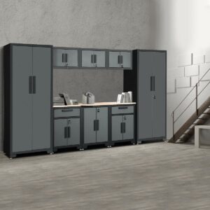 Goplus 9-Piece Garage Storage Cabinet Sets